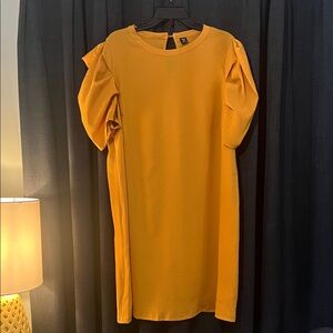 SHEIN Mustard Yellow Dress